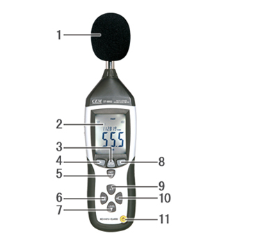 CEM华盛昌DT-8852 高精度专业噪音计声级计 分贝仪